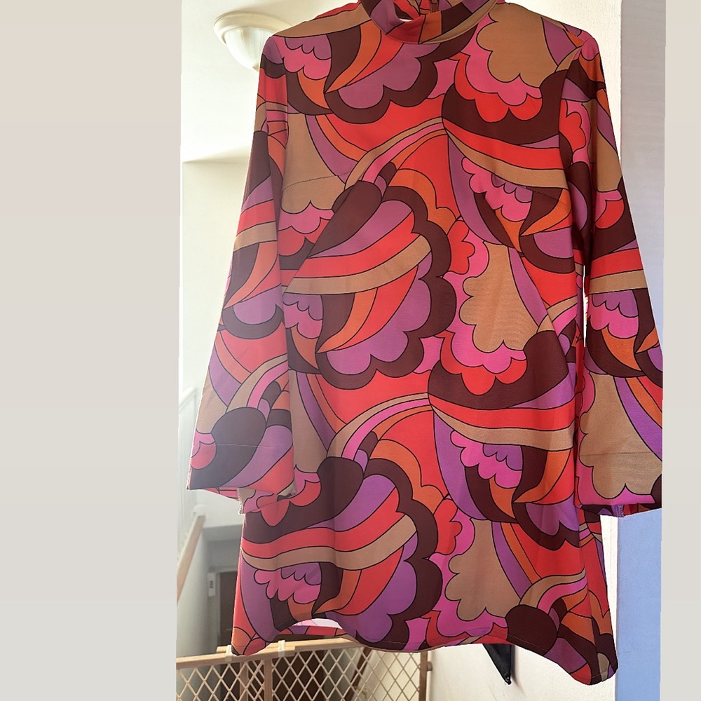The HippieShake vintage style 60’s psychedelic A Line Dress